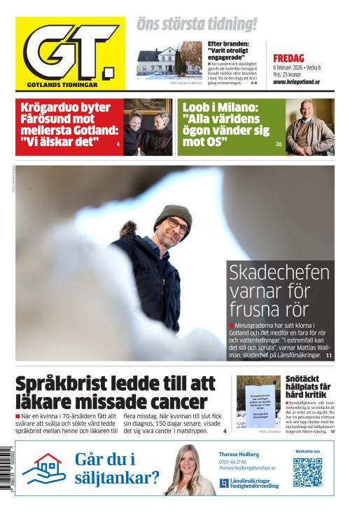 Gotlands Tidningar 6.2.2026