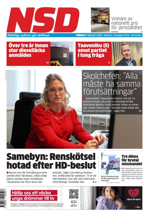Norrländska Socialdemokraten 6.2.2026