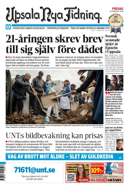 Upsala Nya Tidning 6.2.2026