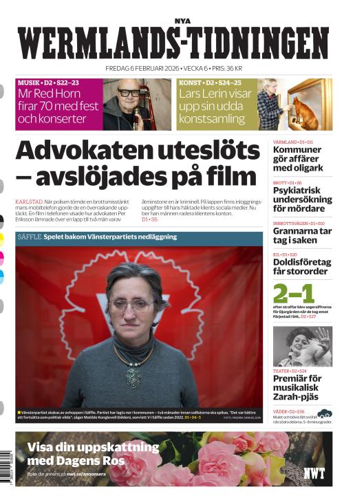 Nya Wermlands-Tidningen 6.2.2026