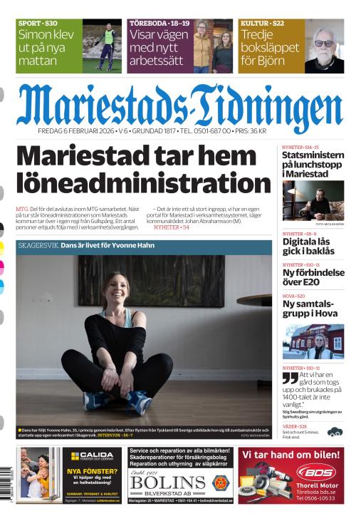 Mariestads-Tidningen 6.2.2026