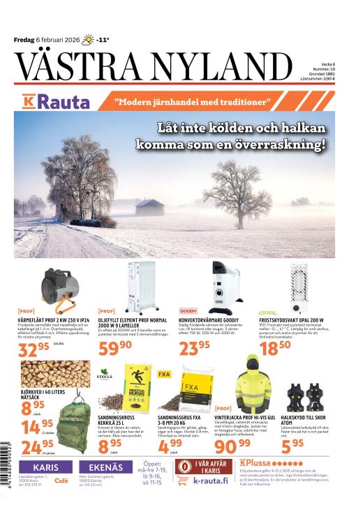 Västra Nyland 6.2.2026