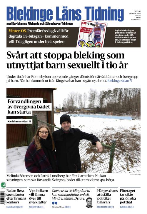 Blekinge Läns Tidning 6.2.2026
