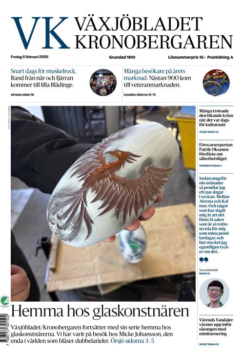 Växjöbladet Kronobergaren 6.2.2026