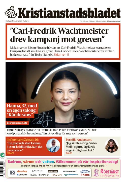 Kristianstadsbladet 6.2.2026