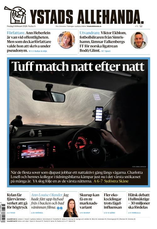 Ystads Allehanda 6.2.2026