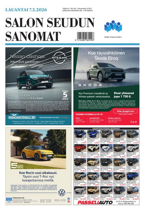 Salon Seudun Sanomat 7.2.2026