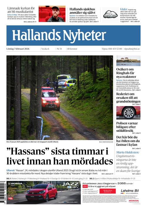 Hallands Nyheter 7.2.2026