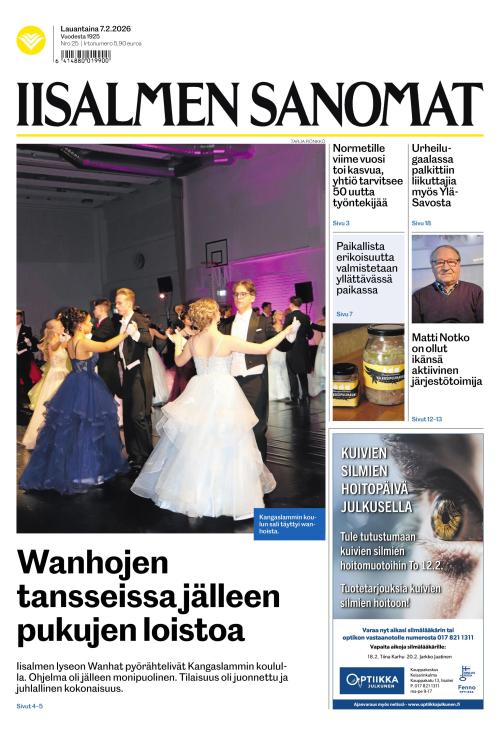 Iisalmen Sanomat 7.2.2026