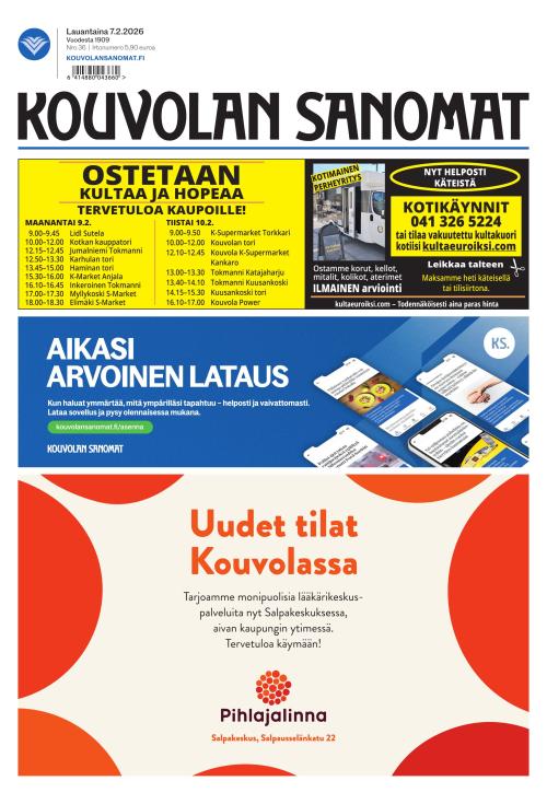 Kouvolan Sanomat 7.2.2026
