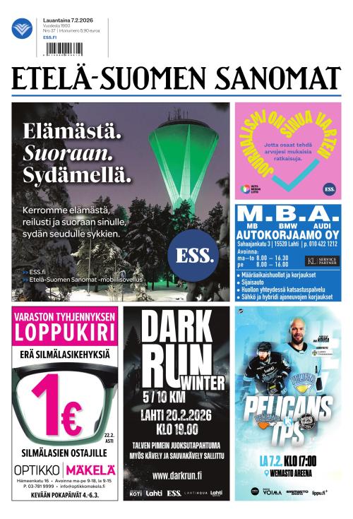 Etelä-Suomen Sanomat 7.2.2026