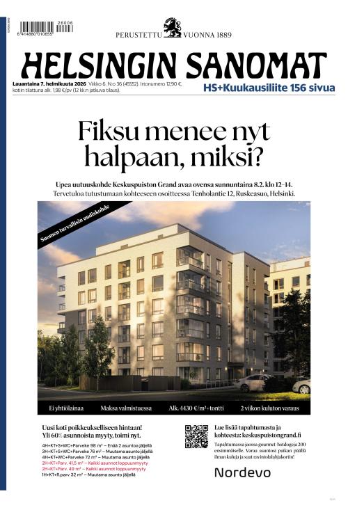 Helsingin Sanomat 7.2.2026