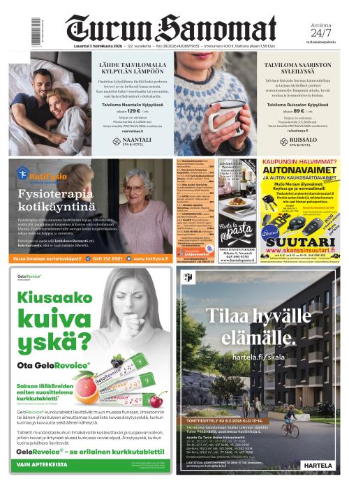 Turun Sanomat 7.2.2026