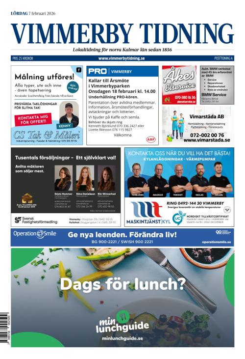 Vimmerby Tidning / Kinda-Posten 7.2.2026