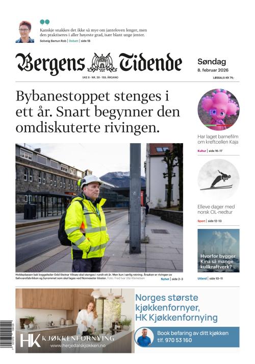 Bergens Tidende 8.2.2026