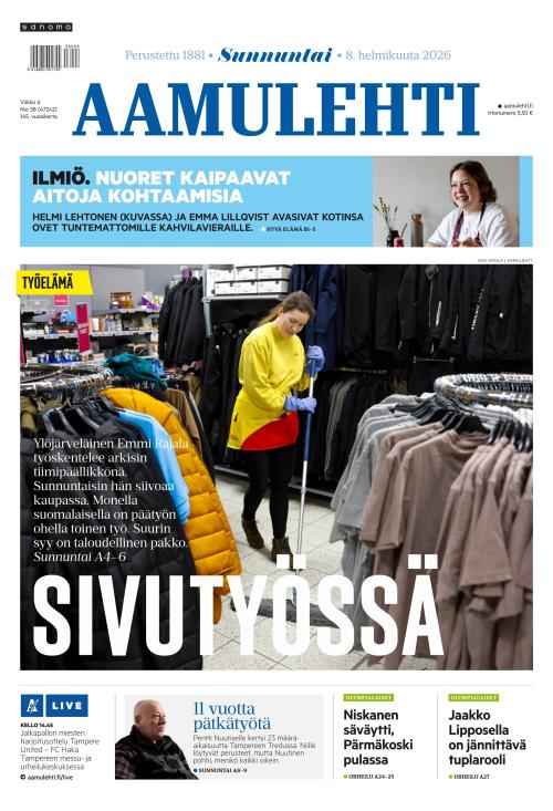 Aamulehti 8.2.2026