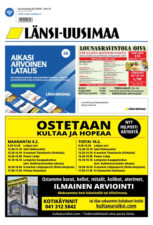Länsi-Uusimaa 8.2.2026