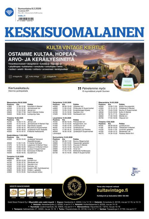 Keskisuomalainen 8.2.2026