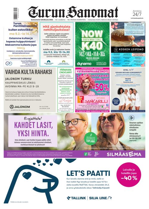 Turun Sanomat 8.2.2026