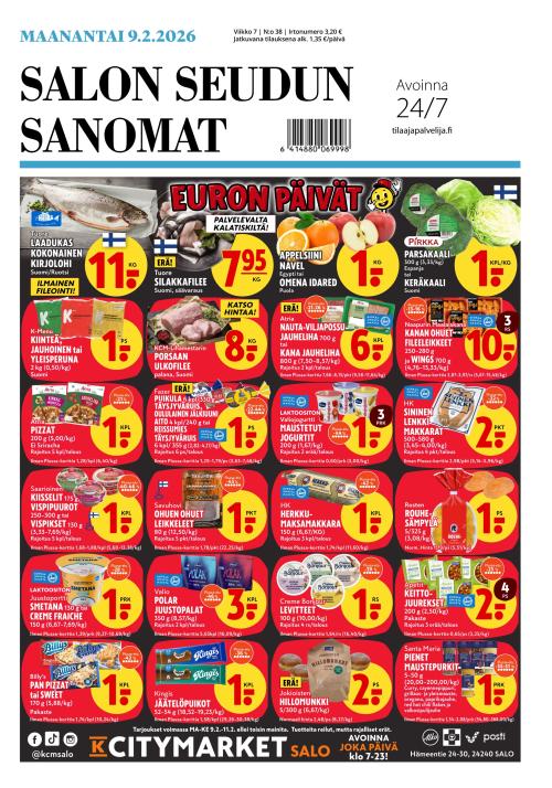 Salon Seudun Sanomat 9.2.2026