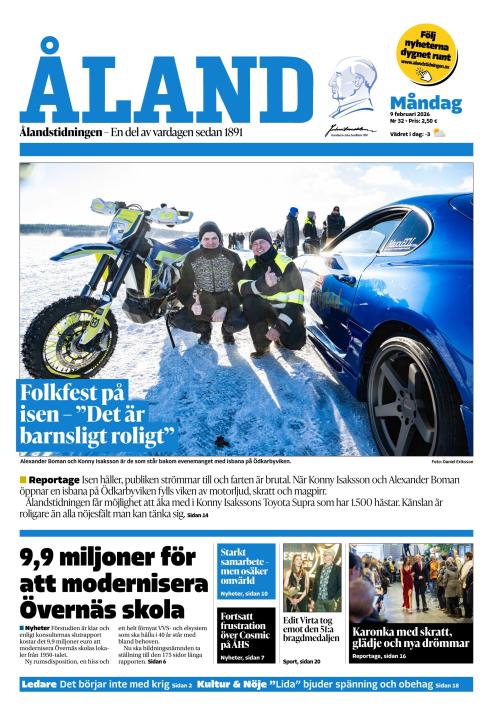 Ålandstidningen 9.2.2026