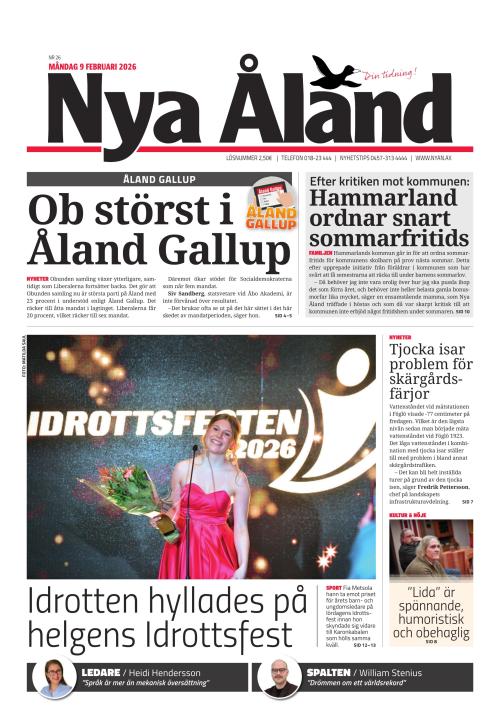 Nya Åland 9.2.2026
