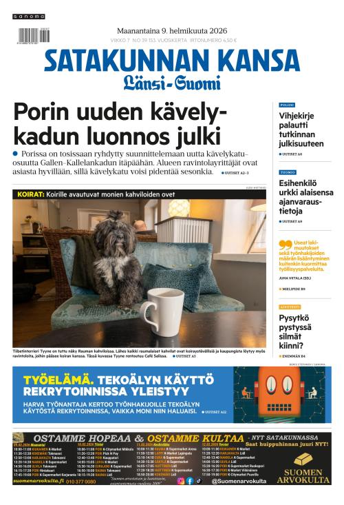 Satakunnan Kansa Länsi-Suomi 9.2.2026