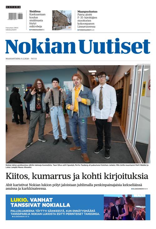 Nokian Uutiset 9.2.2026