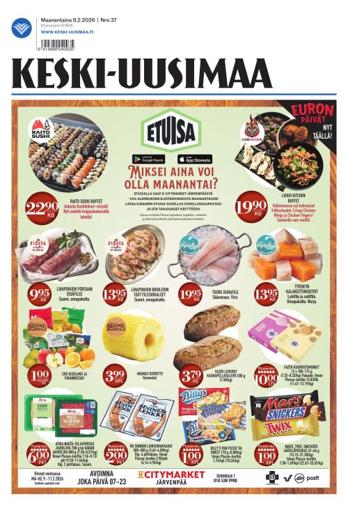 Keski-Uusimaa 9.2.2026