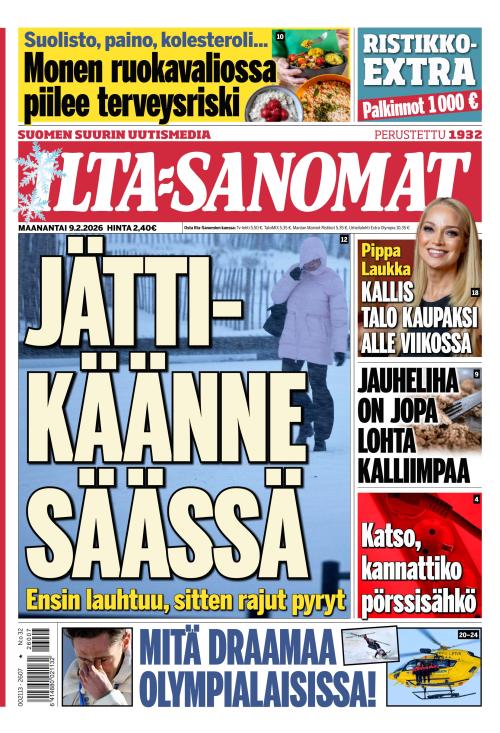 Ilta-Sanomat 9.2.2026