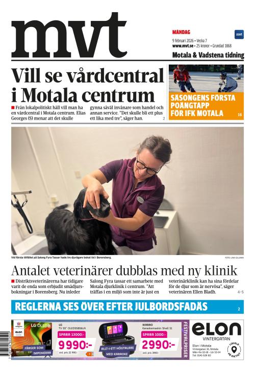 Motala Vadstena Tidning 9.2.2026
