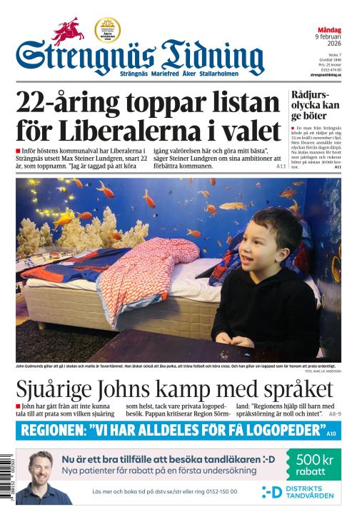Strengnäs Tidning 9.2.2026