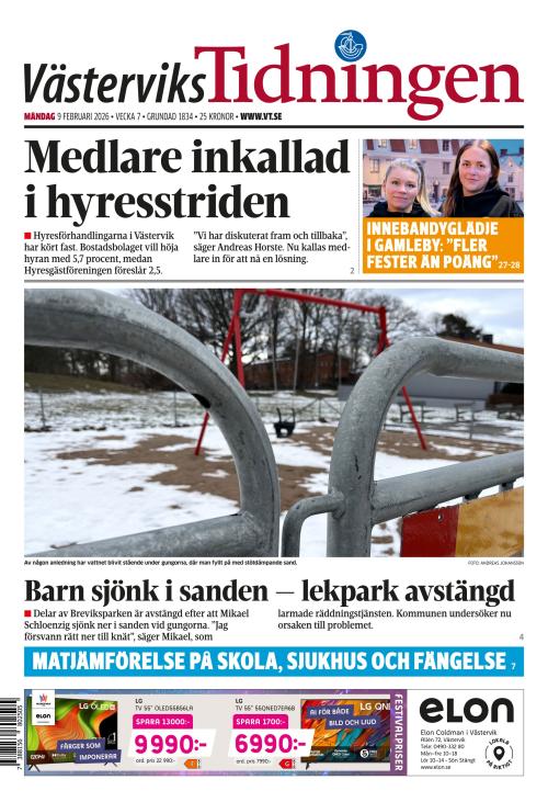 Västerviks-Tidningen 9.2.2026