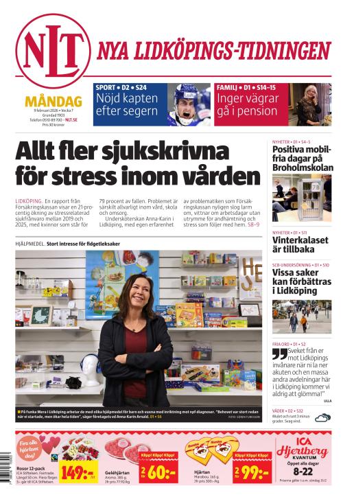 Nya Lidköpings-Tidningen 9.2.2026