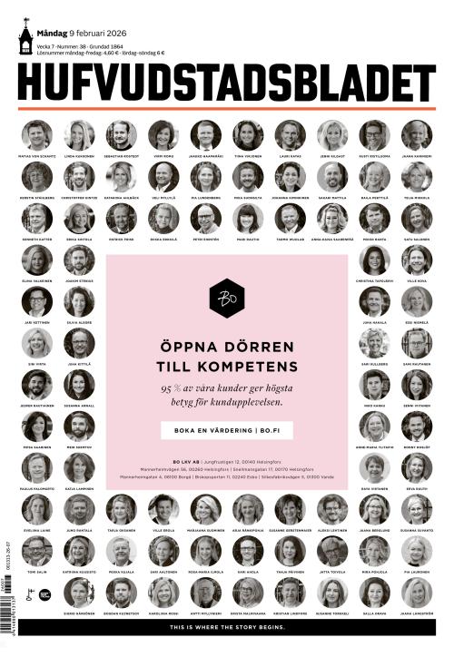 Hufvudstadsbladet 9.2.2026