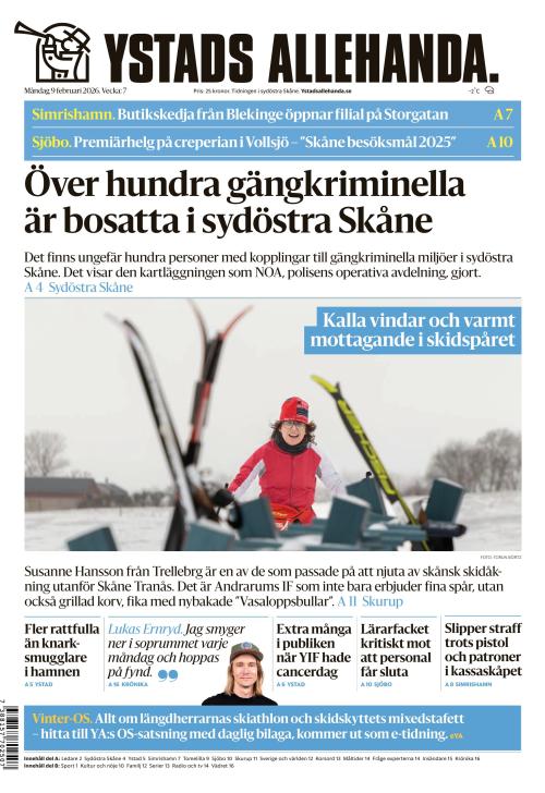 Ystads Allehanda 9.2.2026