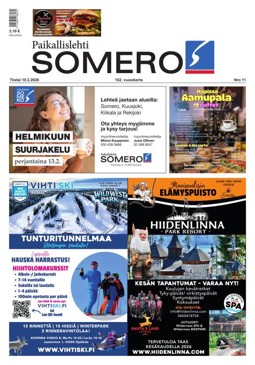 Paikallislehti Somero 10.2.2026