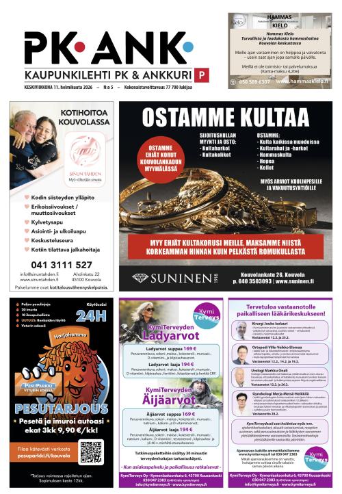 Kaupunkilehti Pohjois-Kymenlaakso 11.2.2026