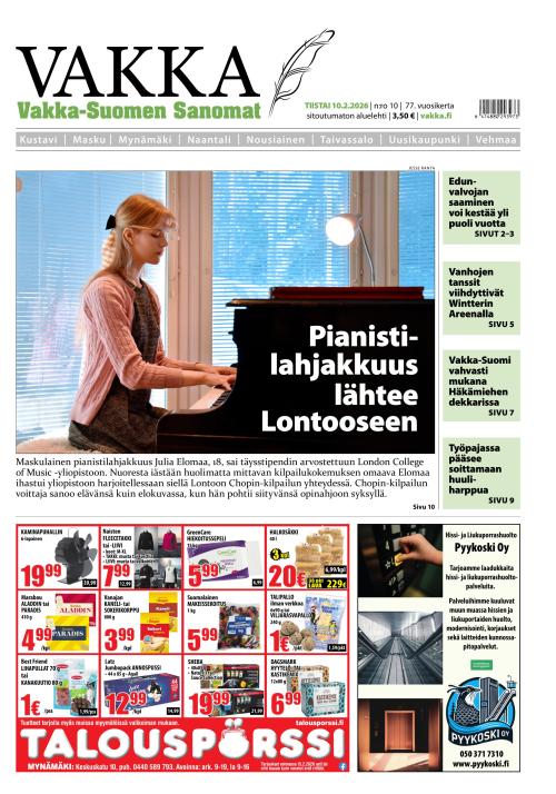 Vakka-Suomen Sanomat 10.2.2026