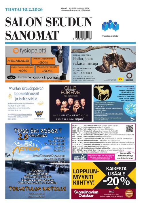 Salon Seudun Sanomat 10.2.2026