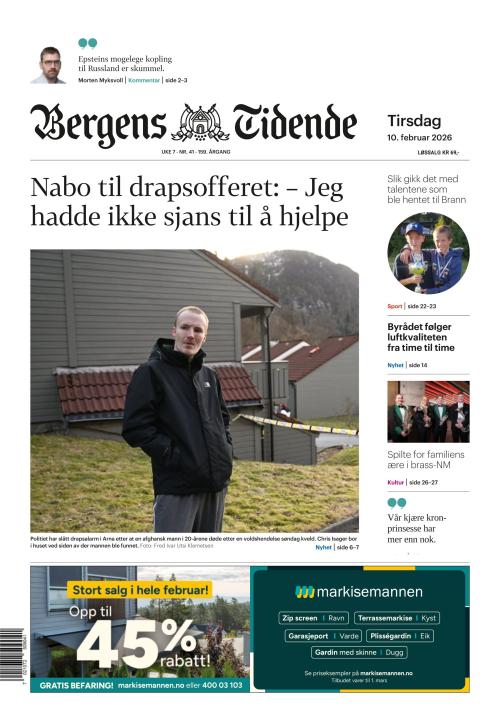 Bergens Tidende 10.2.2026