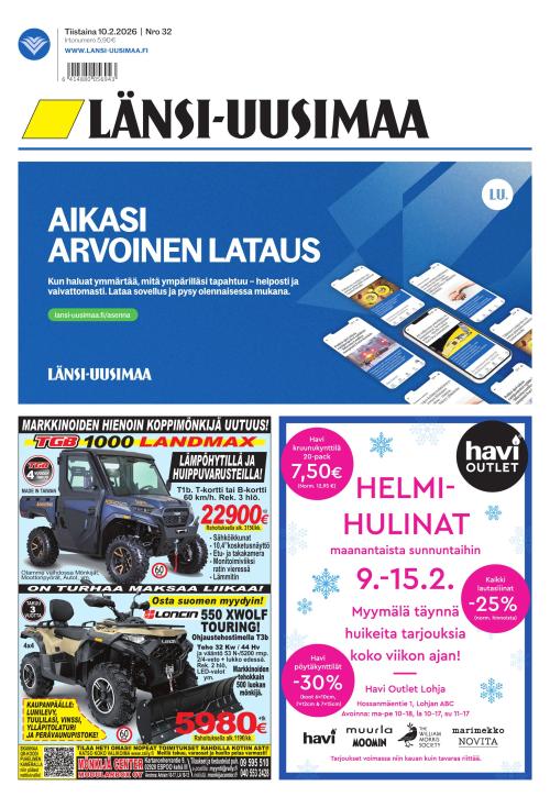 Länsi-Uusimaa 10.2.2026