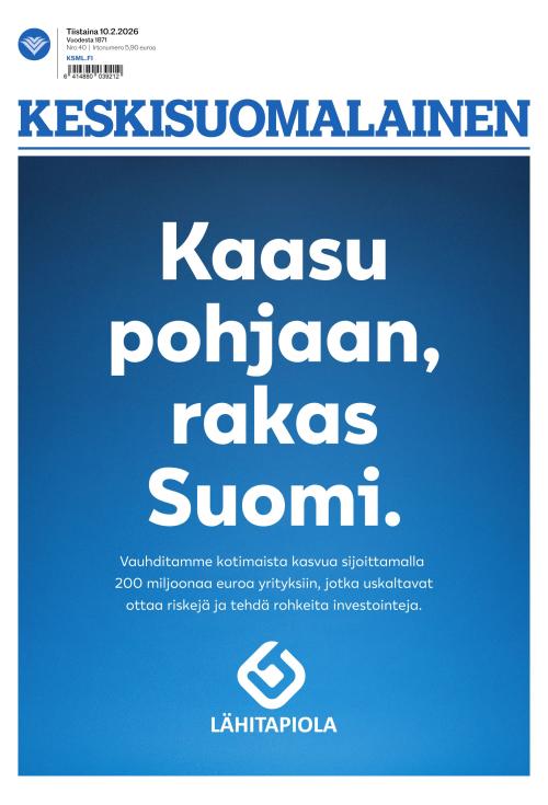 Keskisuomalainen 10.2.2026