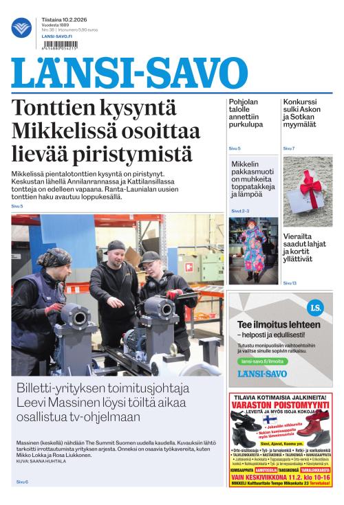 Länsi-Savo 10.2.2026