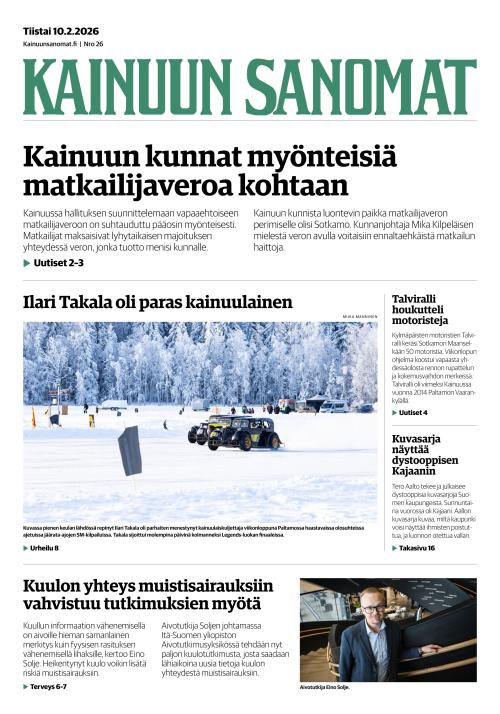 Kainuun Sanomat 10.2.2026