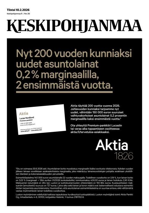 Keskipohjanmaa 10.2.2026