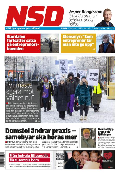 Norrländska Socialdemokraten 10.2.2026