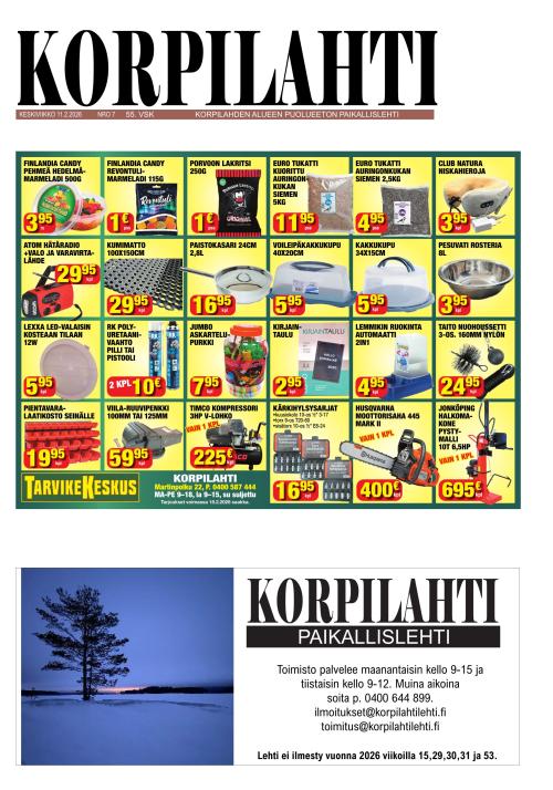 Korpilahti-lehti 11.2.2026