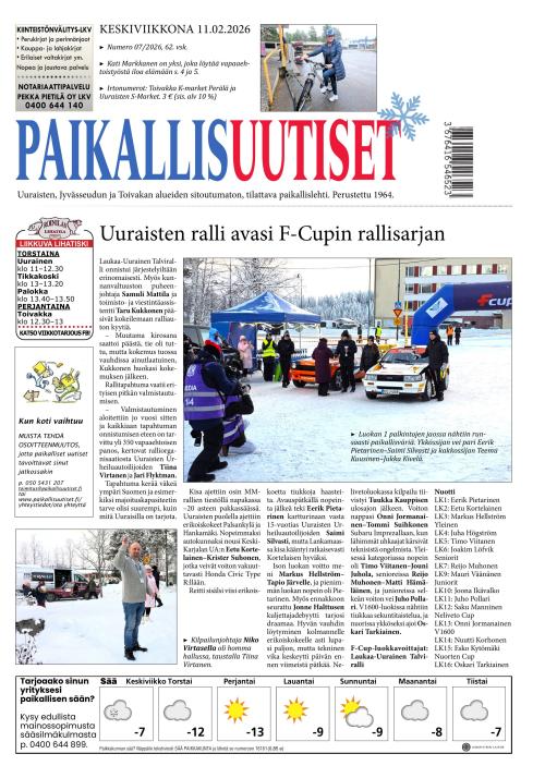 PaikallisUutiset 11.2.2026