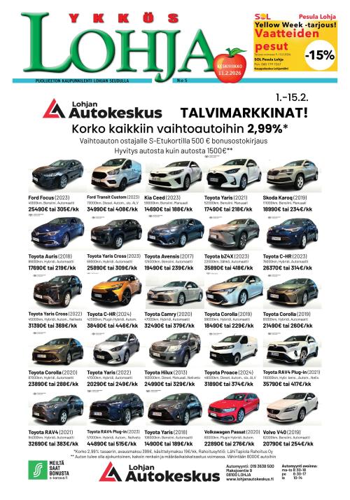 Kaupunkilehti Ykkös-Lohja 07/2026